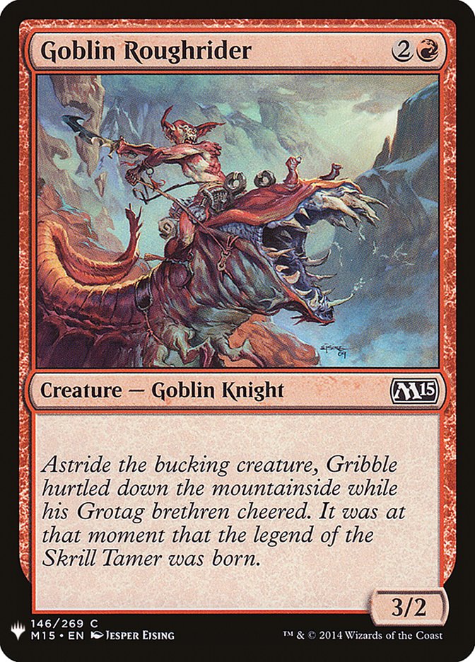 Goblin Roughrider [Mystery Booster] | Good Games Modbury