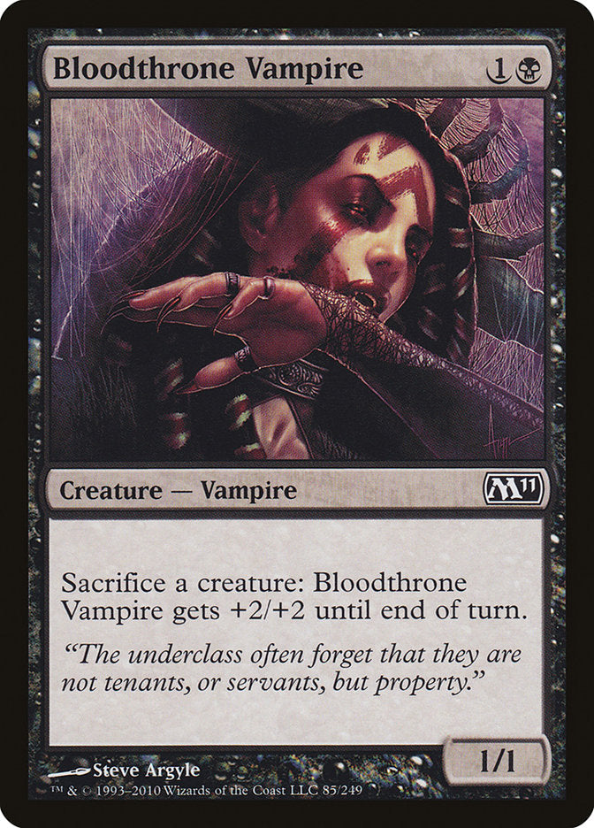 Bloodthrone Vampire [Magic 2011] | Good Games Modbury