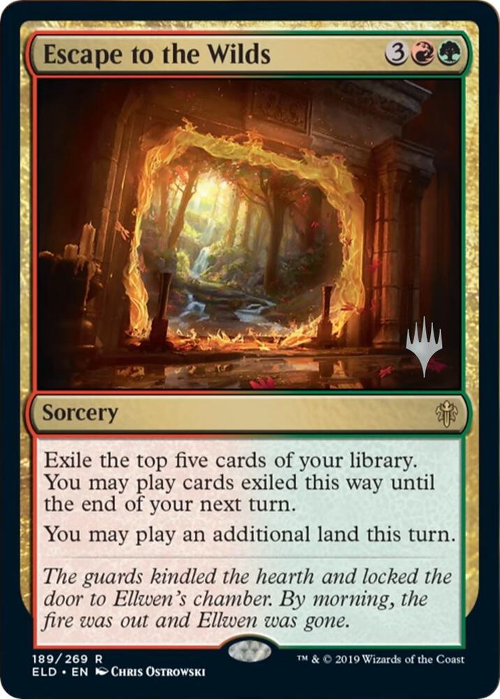 Escape to the Wilds 189p/152 (Promo Pack: Throne of Eldraine)  - Foil | Good Games Modbury