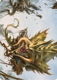 Canopy Baloth Art Card [Zendikar Rising Art Series] | Good Games Modbury