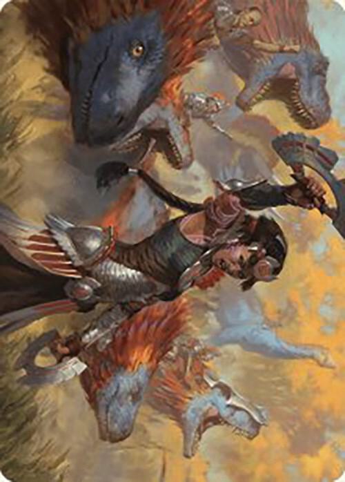 Huatli Poet of Unity Art Card 27 (Art Series: The Lost Caverns of Ixalan)  | Good Games Modbury