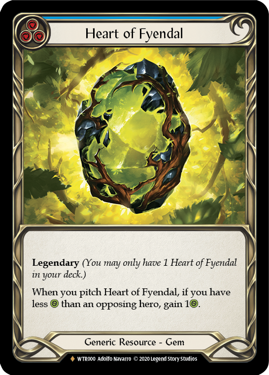 Heart of Fyendal [U-WTR000] (Welcome to Rathe Unlimited)  Unlimited Rainbow Foil | Good Games Modbury