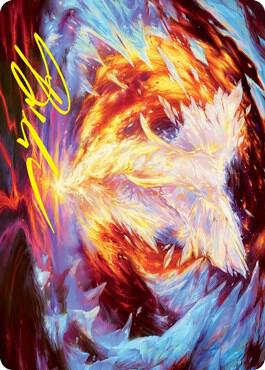 Magma Opus Art Card Gold Stamped Signature 32 (Art Series: Strixhaven)  | Good Games Modbury