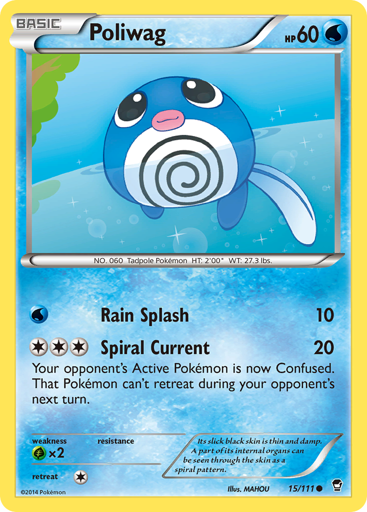 Poliwag (15/111) [XY: Furious Fists] | Good Games Modbury