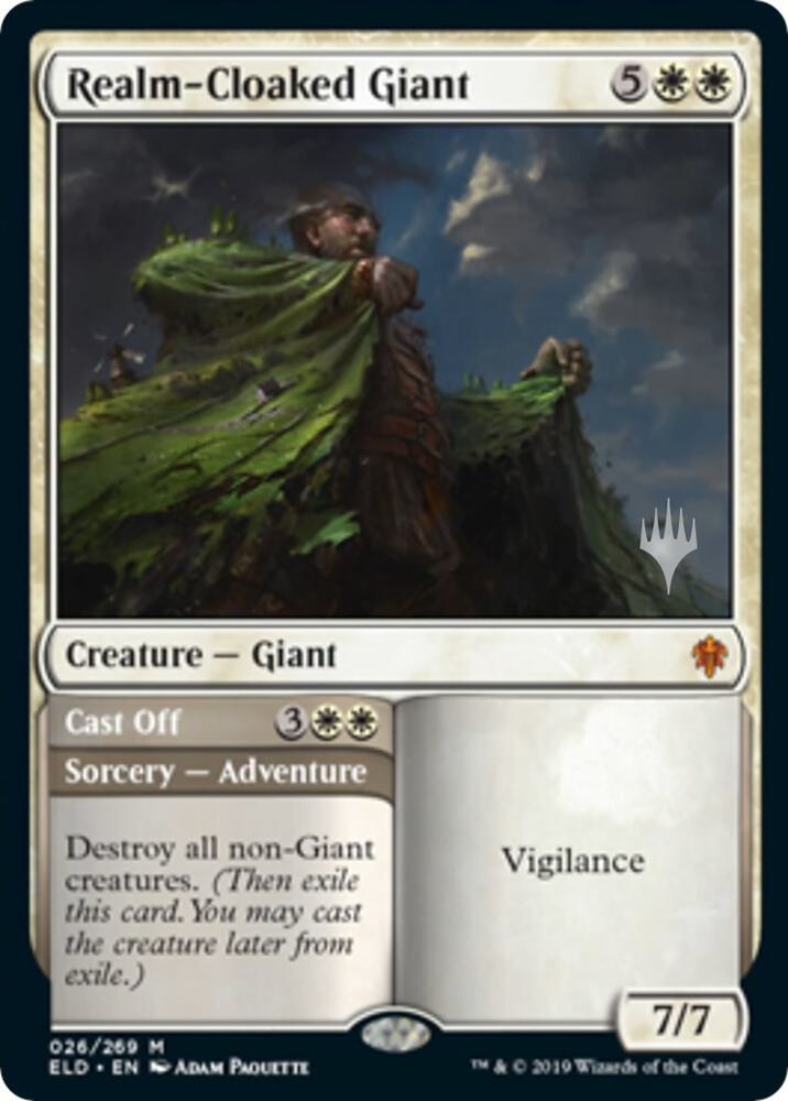 Realm Cloaked Giant 26 (Promo Pack: Throne of Eldraine)  | Good Games Modbury