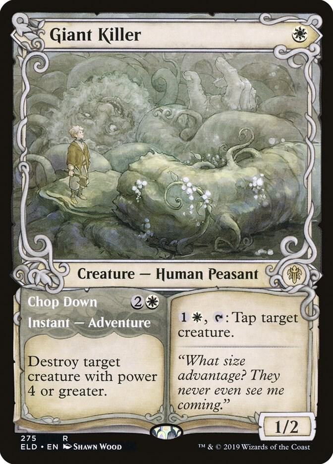 Giant Killer // Chop Down 275/269 (Throne of Eldraine)  - Showcase | Good Games Modbury