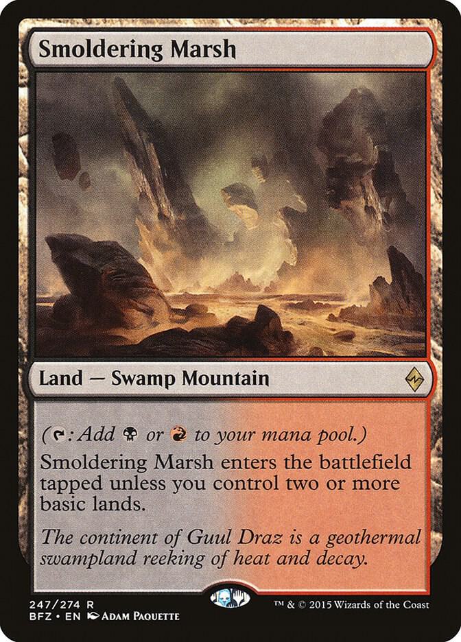 Smoldering Marsh 247/274 (Battle for Zendikar)  | Good Games Modbury