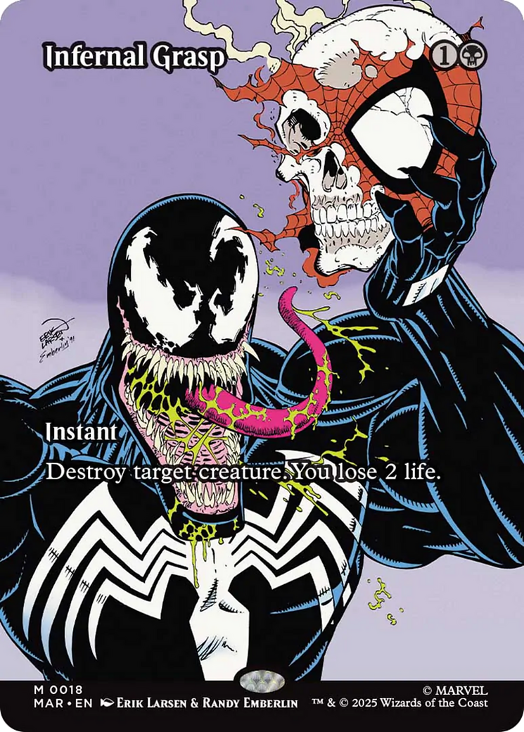 Infernal Grasp (Borderless) [Marvel's Spider-Man: Eternal-Legal] | Good Games Modbury