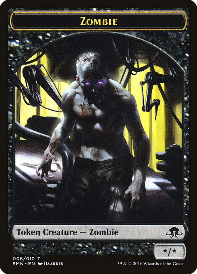 Zombie Token (006/010) [Eldritch Moon Tokens] | Good Games Modbury
