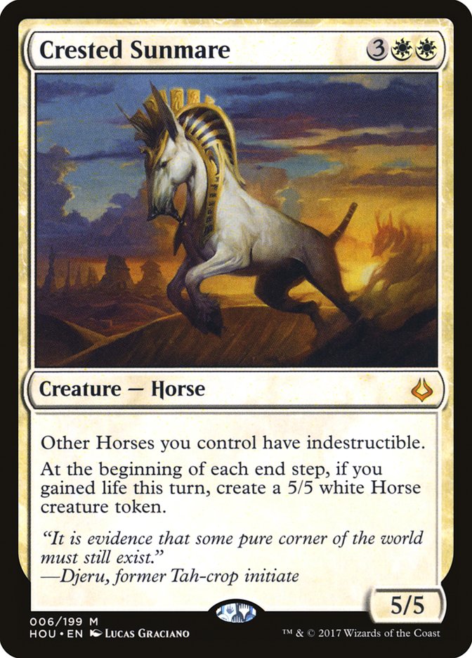 Crested Sunmare 6/199 (Hour of Devastation)  | Good Games Modbury