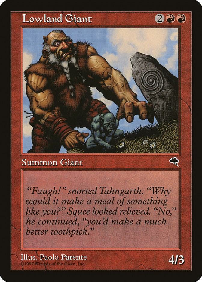 Lowland Giant 187/350 (Tempest)  | Good Games Modbury