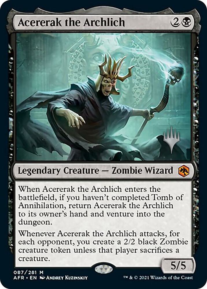 Acererak the Archlich 87 (Promo Pack: Adventures in the Forgotten Realms)  | Good Games Modbury