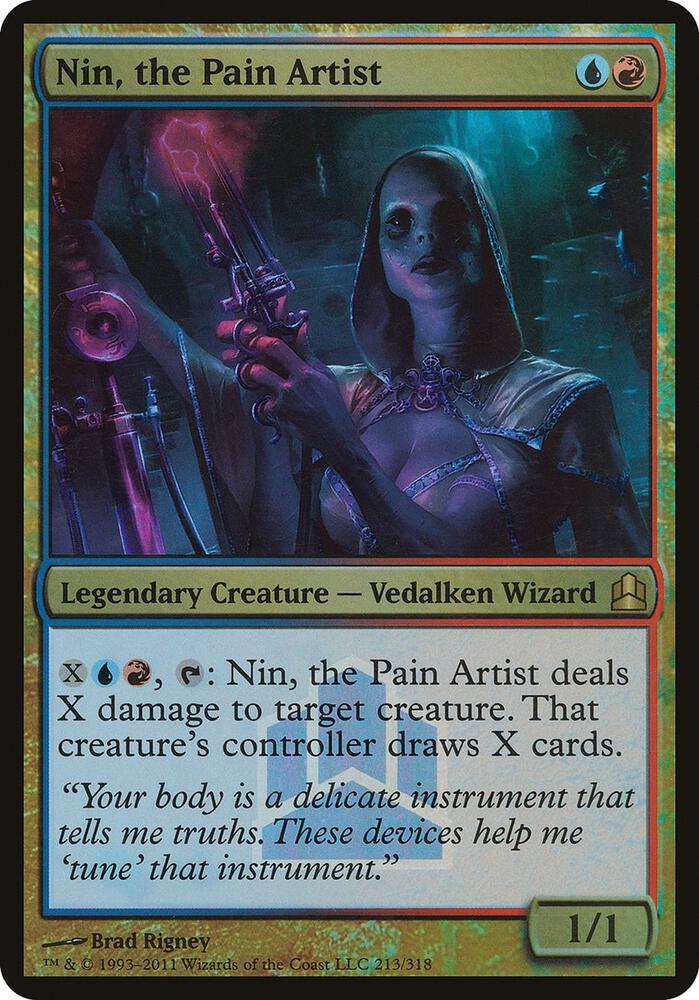 Nin the Pain Artist Commander Launch Promo 213/5 (Oversize Cards)  - Foil | Good Games Modbury