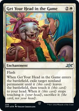 Get Your Head in the Game Galaxy Foil 296/244 (Unfinity)  - Foil | Good Games Modbury