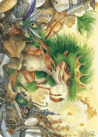 Knickknack Ouphe Art Card 50 (Art Series: Wilds of Eldraine)  | Good Games Modbury