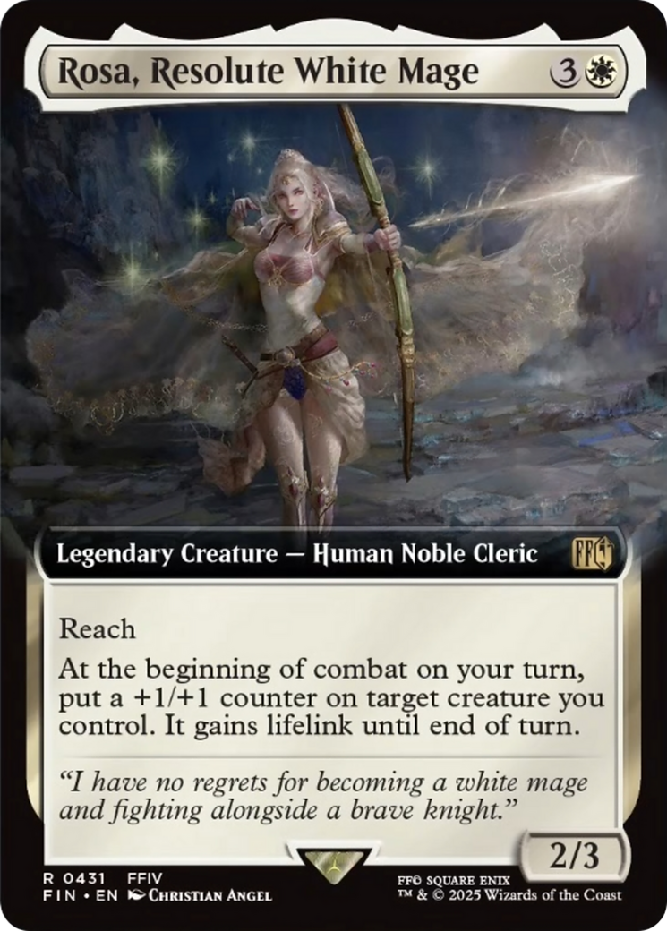 Rosa, Resolute White Mage (Extended Art) [FINAL FANTASY] | Good Games Modbury