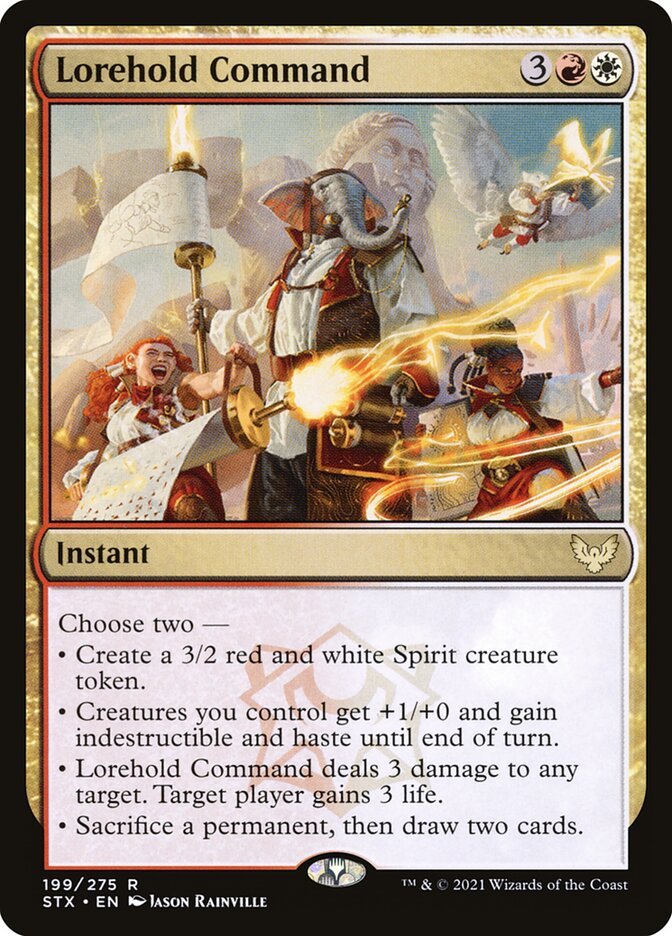 Lorehold Command 199/275 (Strixhaven: School of Mages)  - Foil | Good Games Modbury