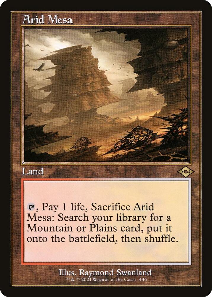 Arid Mesa Retro Frame 436 (Modern Horizons 2)  - Foil | Good Games Modbury