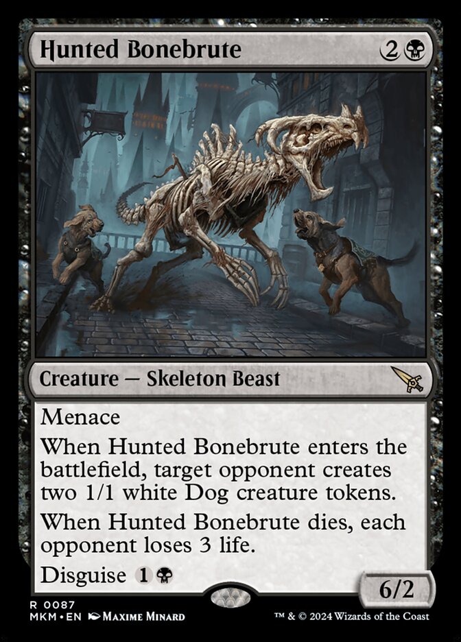 Hunted Bonebrute 87/286 (Murders at Karlov Manor)  - Foil | Good Games Modbury