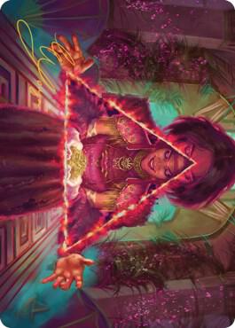 Seize the Spotlight Art Card Gold Stamped Signature 60 (Art Series: Streets of New Capenna)  | Good Games Modbury