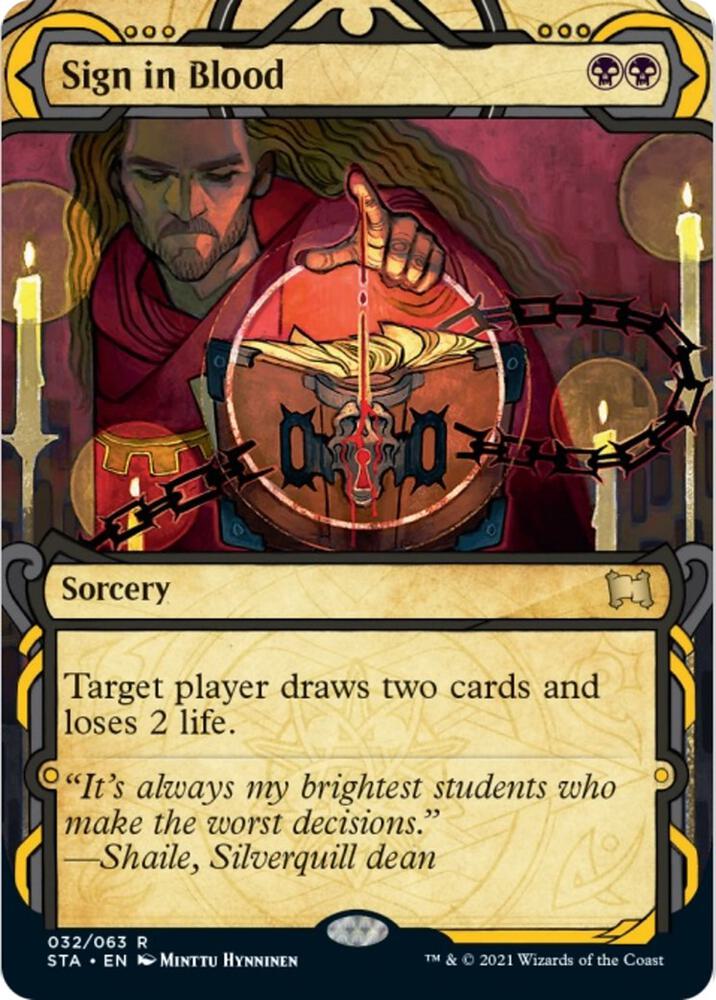 Sign in Blood 32/63 (Strixhaven: Mystical Archives)  | Good Games Modbury