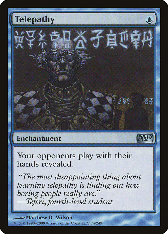 Telepathy 74/249 (Magic 2010 (M10))  | Good Games Modbury