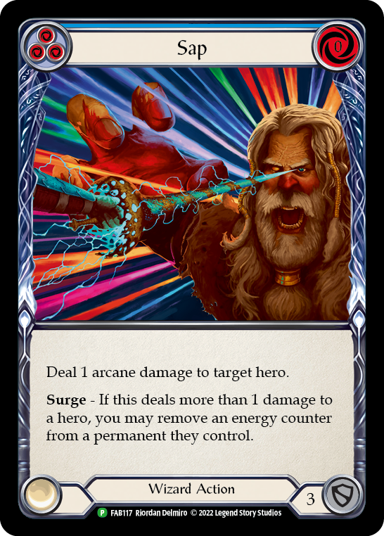Sap (Blue) [FAB117] (Promo)  Rainbow Foil | Good Games Modbury