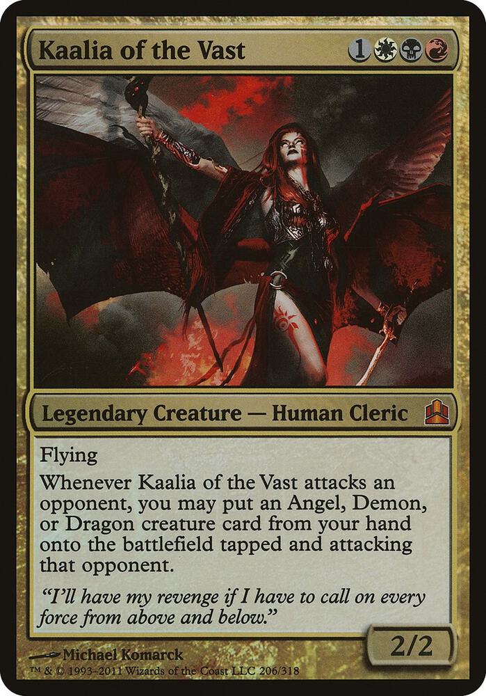 Kaalia of the Vast Commander 206/15 (Oversize Cards)  - Foil | Good Games Modbury