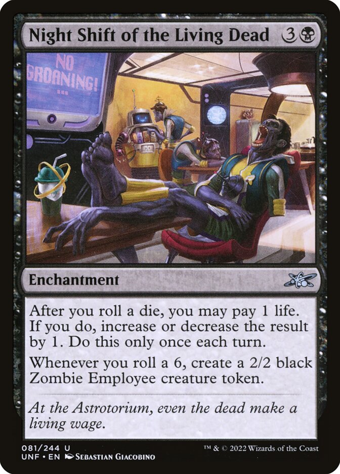 Night Shift of the Living Dead 81/244 (Unfinity)  - Foil | Good Games Modbury