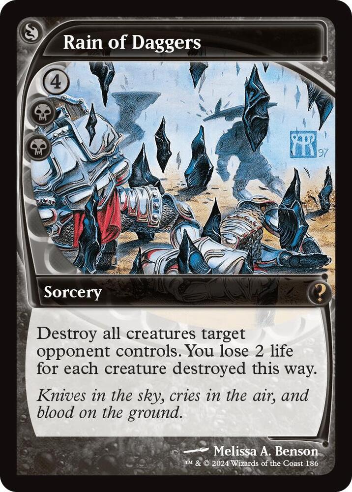Rain of Daggers 186/390 (Mystery Booster 2)  - Future Sight | Good Games Modbury