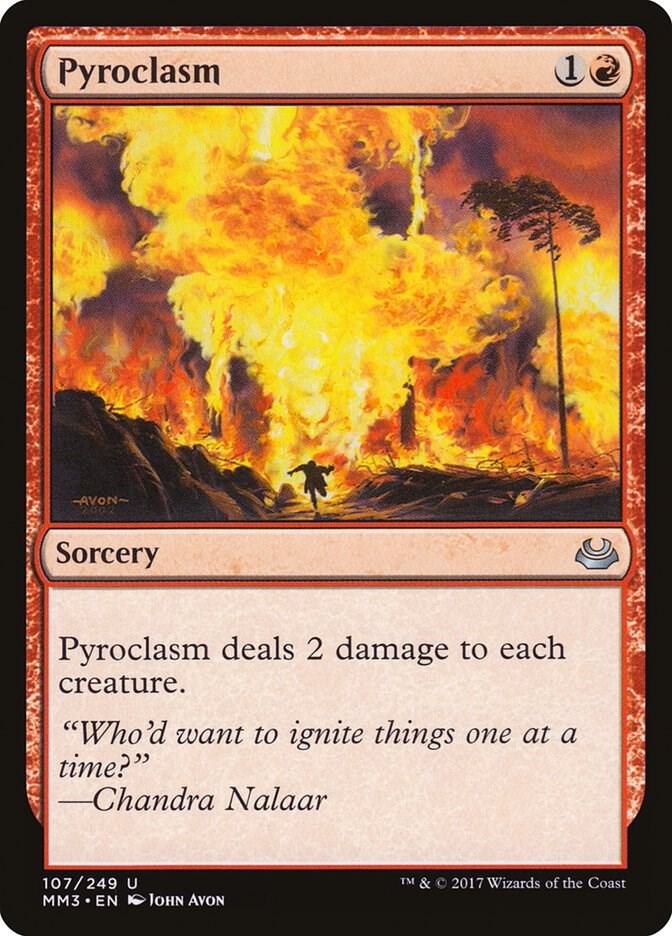 Pyroclasm 107/249 (Modern Masters 2017)  - Foil | Good Games Modbury