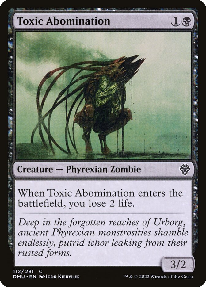 Toxic Abomination 112/281 (Dominaria United)  - Foil | Good Games Modbury