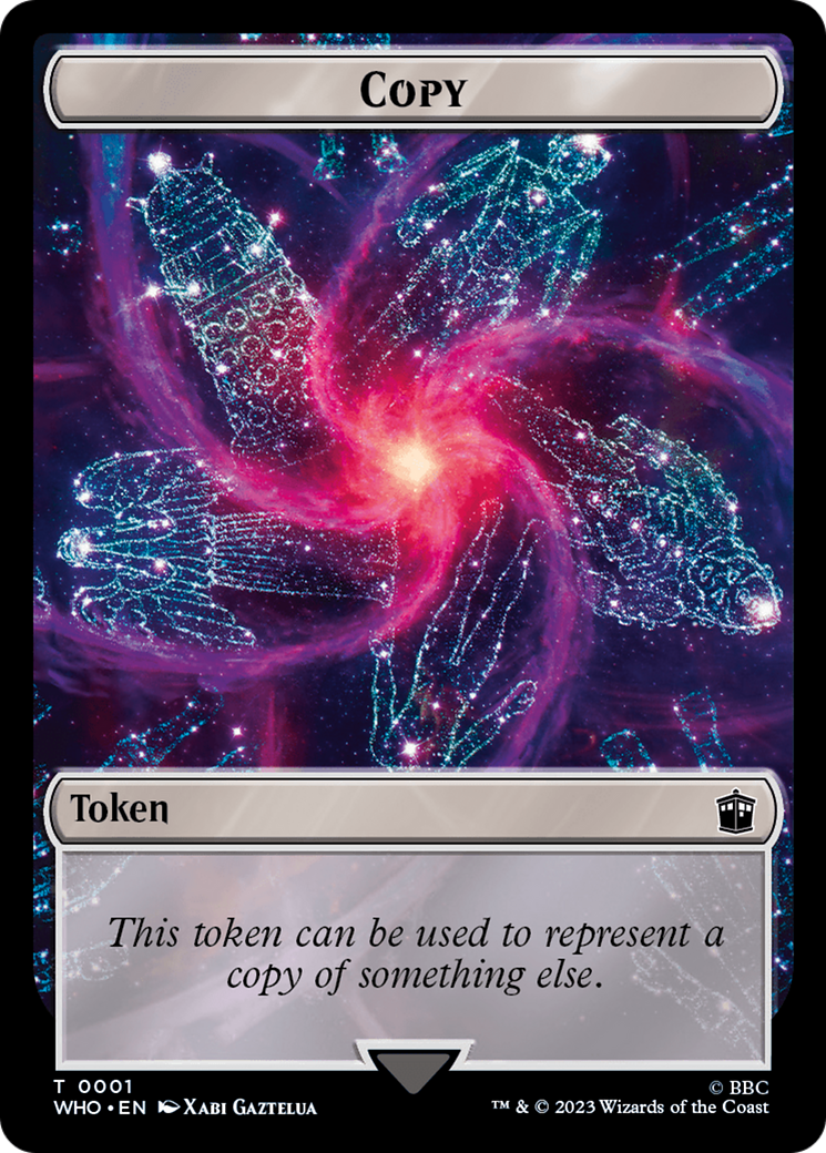 Copy // Mutant Double-Sided Token [Doctor Who Tokens] | Good Games Modbury