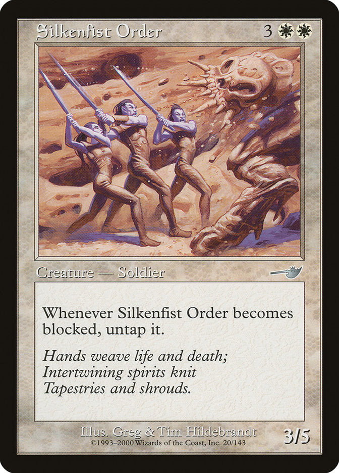 Silkenfist Order 20/143 (Nemesis)  - Foil | Good Games Modbury