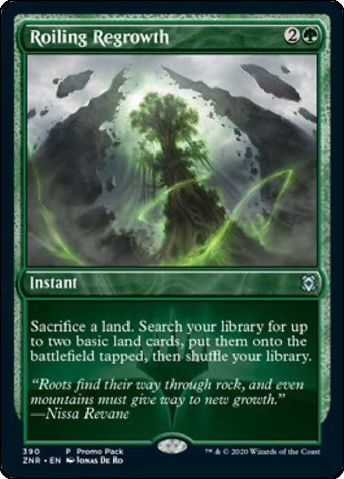 Roiling Regrowth 390 (Promo Pack: Zendikar Rising)  | Good Games Modbury