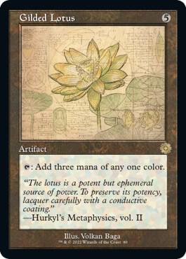 Gilded Lotus Schematic 80/63 (The Brothers' War: Retro Frame Artifacts)  | Good Games Modbury