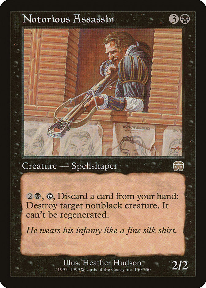 Notorious Assassin [Mercadian Masques] | Good Games Modbury