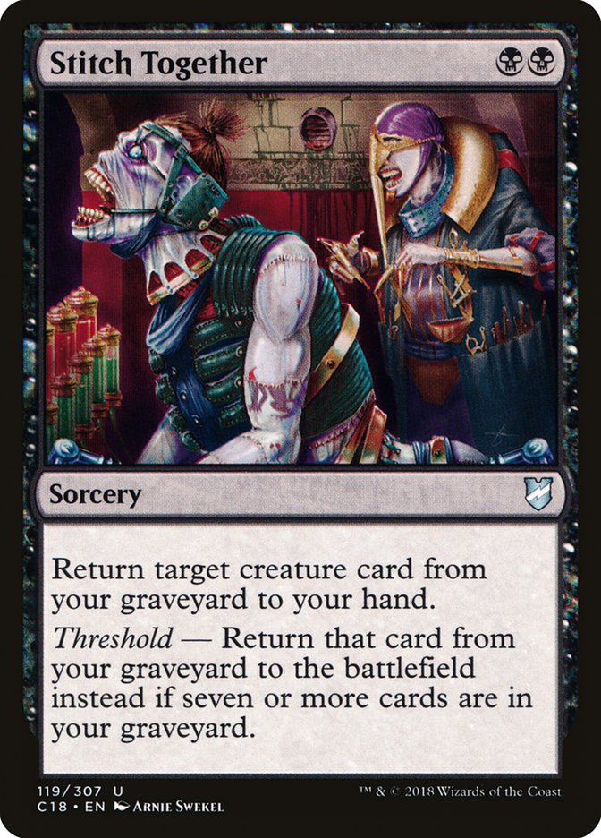 Stitch Together [Commander 2018] | Good Games Modbury