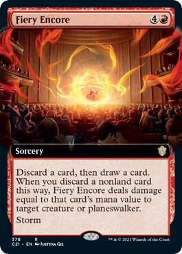 Fiery Encore Extended Art 378/81 (Commander 2021)  | Good Games Modbury