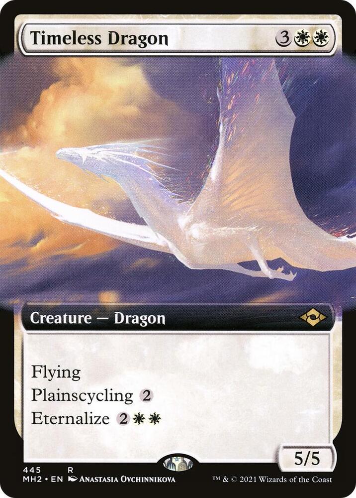 Timeless Dragon Extended Art 445/303 (Modern Horizons 2)  - Foil | Good Games Modbury