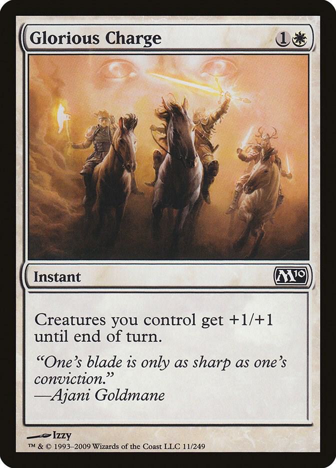 Glorious Charge 11/249 (Magic 2010 (M10))  - Foil | Good Games Modbury