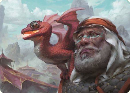 Dragon Whelp Art Card [Dominaria United Art Series] | Good Games Modbury