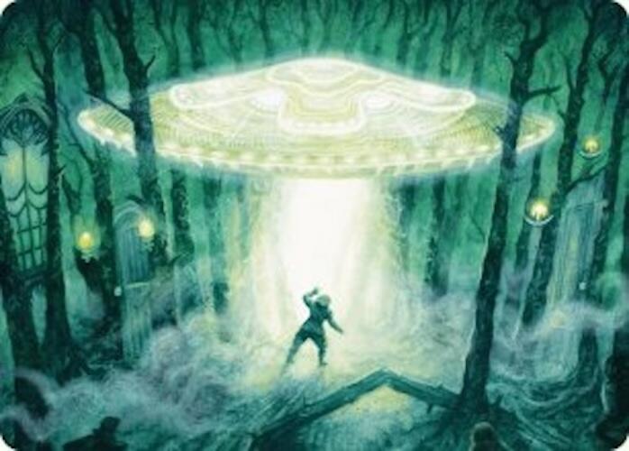Unidentified Hovership Art Card 2 (Art Series: Duskmourn: House of Horror)  | Good Games Modbury
