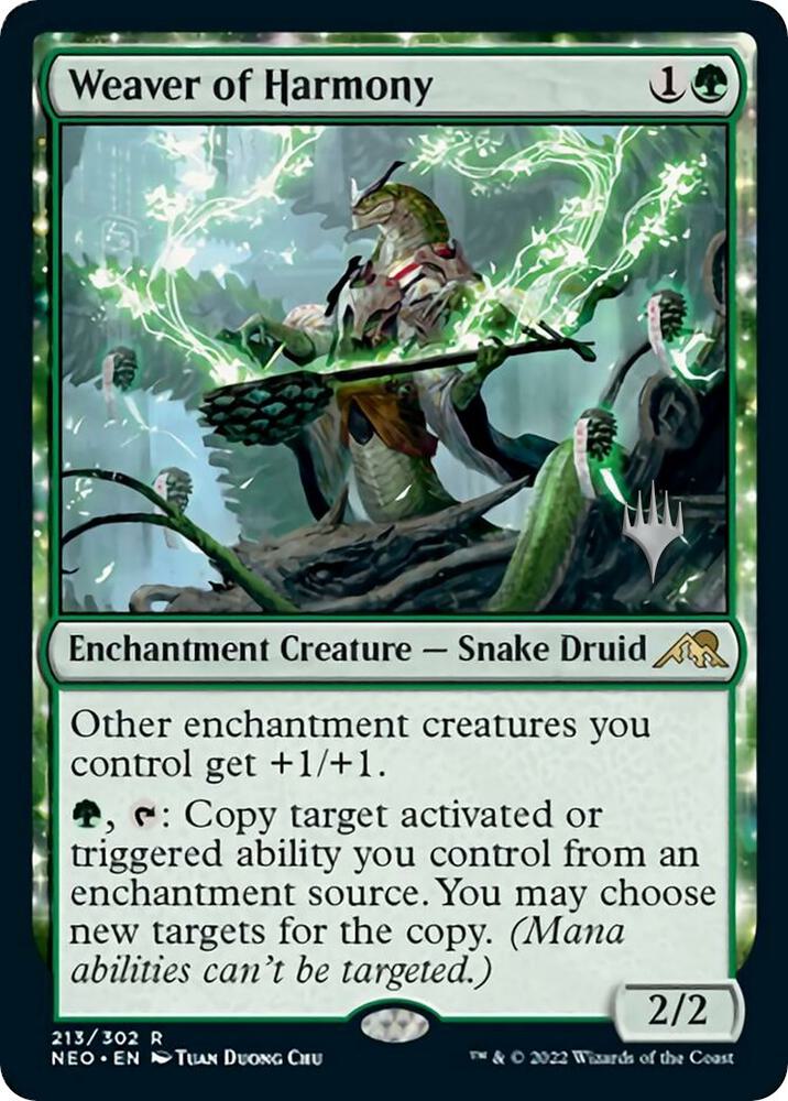 Weaver of Harmony 213 (Promo Pack: Kamigawa: Neon Dynasty)  | Good Games Modbury