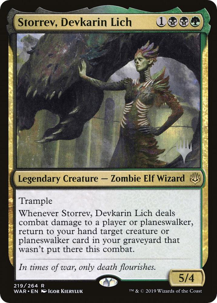 Storrev Devkarin Lich 219p/176 (Promo Pack: Throne of Eldraine)  - Foil | Good Games Modbury