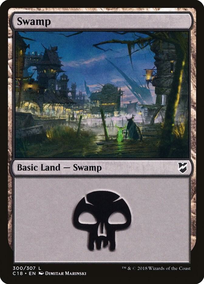 Swamp 300/307 (Commander 2018)  | Good Games Modbury