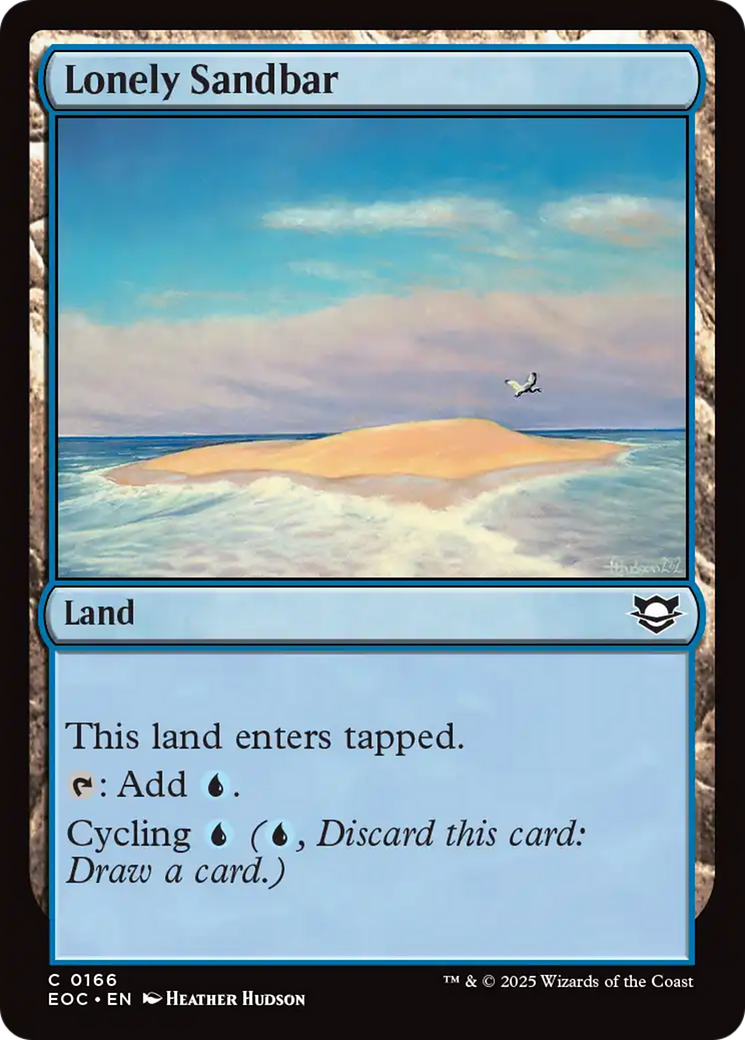 Lonely Sandbar [Edge of Eternities Commander] | Good Games Modbury
