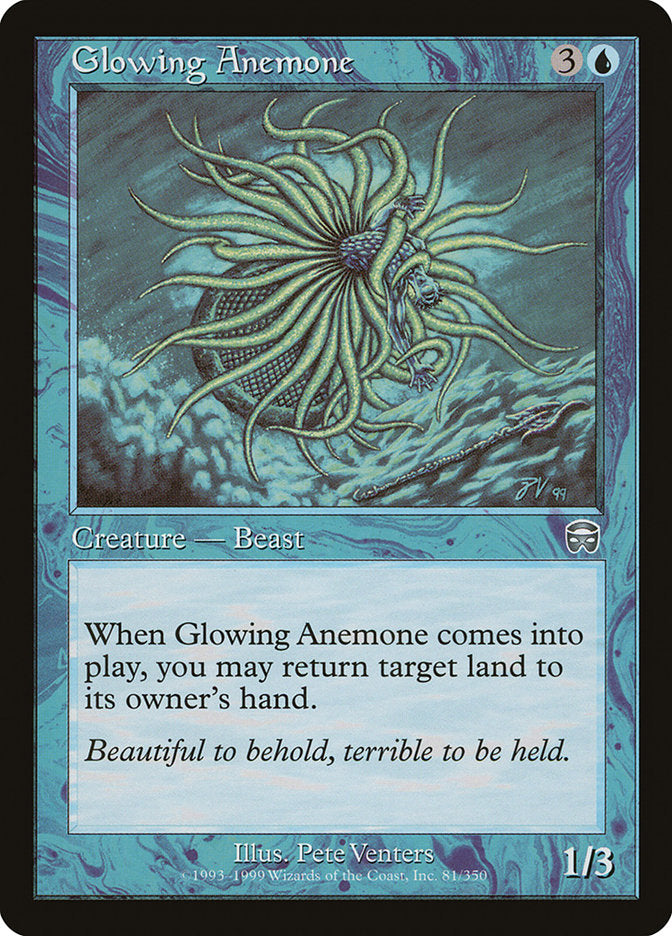 Glowing Anemone 81/350 (Mercadian Masques)  - Foil | Good Games Modbury