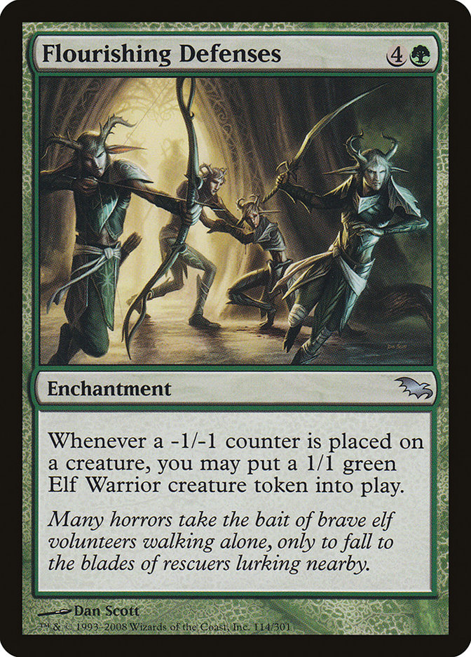Flourishing Defenses 114/301 (Shadowmoor)  | Good Games Modbury