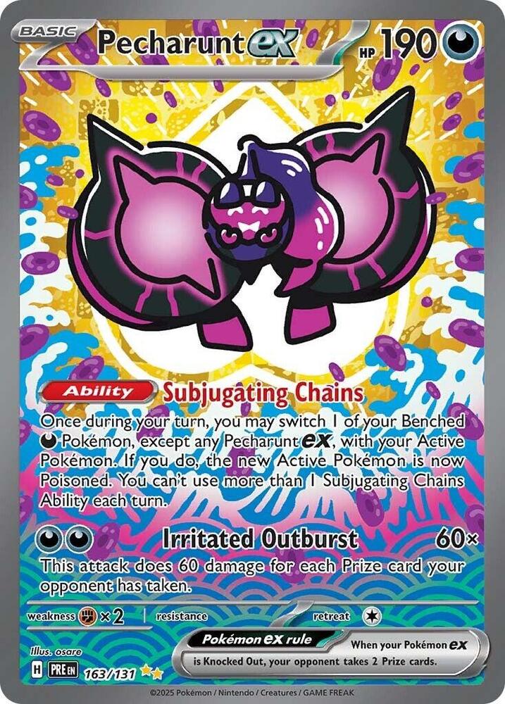 Pecharunt ex (163/131) [Scarlet & Violet: Prismatic Evolutions] | Good Games Modbury